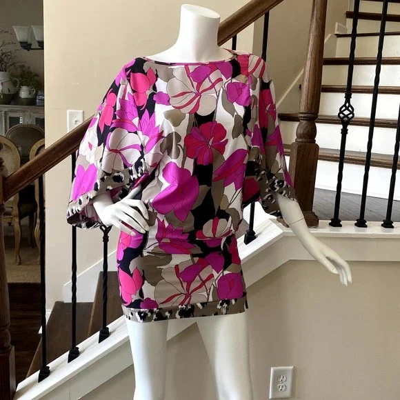 NWT Trina Turk Lynx Swim Tunic, X-Small, DD0495 - Picture 3 of 12